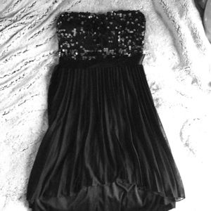 Strapless Black Dress